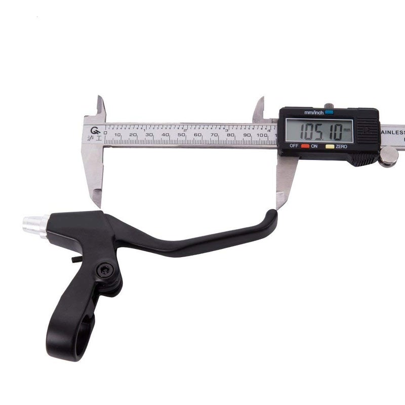 WAKE أذرع فرامل دراجة WAKE 2 قطعة مقابض فرامل دراجة جبلية مضادة للانزلاق 4 أصابع بقطر 2.2 سم لمعظم الدراجات، دراجة طريق، MTB، BMX، ركوب الدراجات (سبائك الألمنيوم، غير قابلة للانزلاق) - Image 3